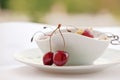 Cherry Dessert Royalty Free Stock Photo