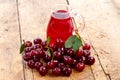 Cherry drink Royalty Free Stock Photo