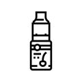 cherry flavor line icon vector illustration