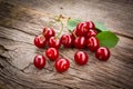 Cherry. Fresh organic berries macro.