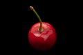 Cherry fruit closeup Royalty Free Stock Photo