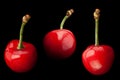 Cherry fruit closeup Royalty Free Stock Photo