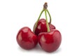 Cherry fruit closeup Royalty Free Stock Photo