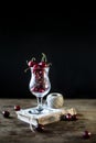 Cherry in a glass