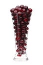 Cherry in high glass Royalty Free Stock Photo