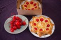 Cherry, Home made cherry pie Royalty Free Stock Photo