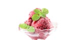 Cherry ice cream, sorbet Royalty Free Stock Photo