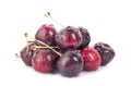 Cherrys isolated on white background Royalty Free Stock Photo