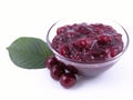 Cherry jam Royalty Free Stock Photo