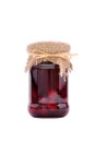 Cherry jam with fruits Royalty Free Stock Photo