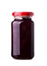 Cherry jam jar Royalty Free Stock Photo