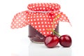 Cherry jam Royalty Free Stock Photo