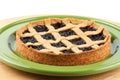 Cherry jam tart Royalty Free Stock Photo