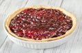 Cherry jam tart Royalty Free Stock Photo