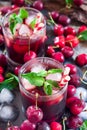 Cherry juice Royalty Free Stock Photo