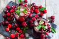 Cherry juice Royalty Free Stock Photo