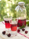 Cherry liquor Royalty Free Stock Photo