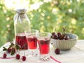 Cherry liquor Royalty Free Stock Photo
