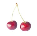 Cherry, a lot of cherries, red,two cherries