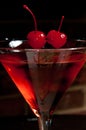 Cherry martini Royalty Free Stock Photo