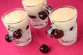 Cherry mascarpone cream