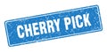 cherry pick sign. cherry pick grunge stamp.