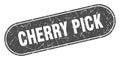 cherry pick sign. cherry pick grunge stamp.