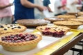 cherry pie baking competition, with contestants showcasing their skills and creativity in this classic pastry