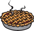 Cherry pie icon Royalty Free Stock Photo