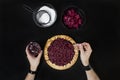Cherry pie Royalty Free Stock Photo
