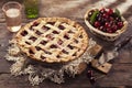 Cherry pie Royalty Free Stock Photo