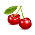 Cherry red aroma food fruit
