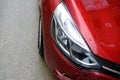 red car headlight Royalty Free Stock Photo