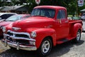 Cherry red 1950 Chevrolet truck