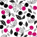 Cherry seamless pattern