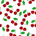 Cherry seamless pattern