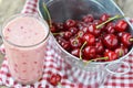 Cherry smoothy Royalty Free Stock Photo