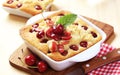 Cherry sponge cake