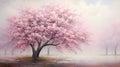 cherry spring is in Royalty Free Stock Photo