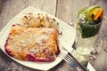 Cherry Strudel Royalty Free Stock Photo