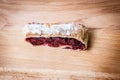 Cherry strudel Royalty Free Stock Photo