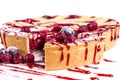 Cherry tart cake Royalty Free Stock Photo