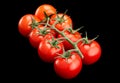 Cherry tomato bunch vegetable Royalty Free Stock Photo