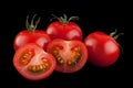 Cherry tomato bunch vegetable Royalty Free Stock Photo