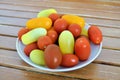 Cherry tomato colorful mix good diet organic healthy product gourmet fresh small tomatoes Royalty Free Stock Photo