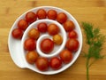 Cherry tomato and dill Royalty Free Stock Photo