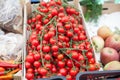 Cherry tomato market Royalty Free Stock Photo