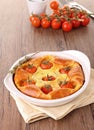 Cherry tomato quiche