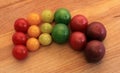 Cherry tomato rainbow