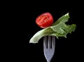 Cherry Tomato and Salad Leaf